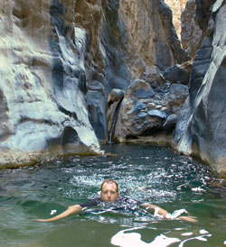 Swimming in Oman